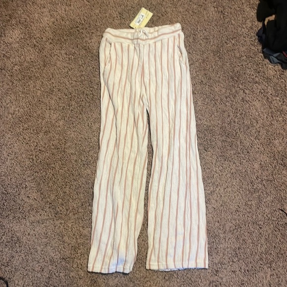 VINTAGE HAVANA-TENCEL WIDE LEG PANT WITH CONTRAST